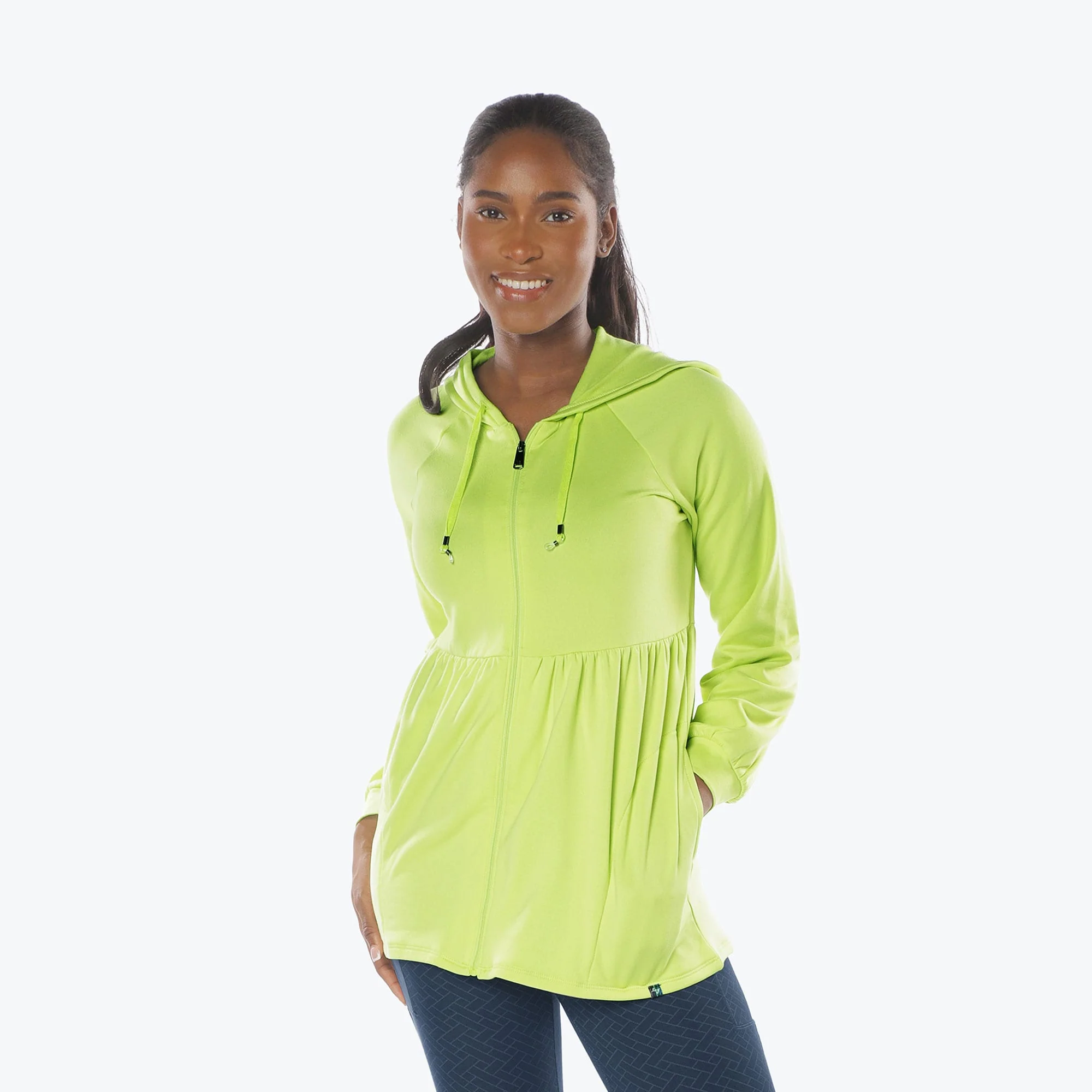 Shimmy Brushed Jersey Zip Up - Image 60