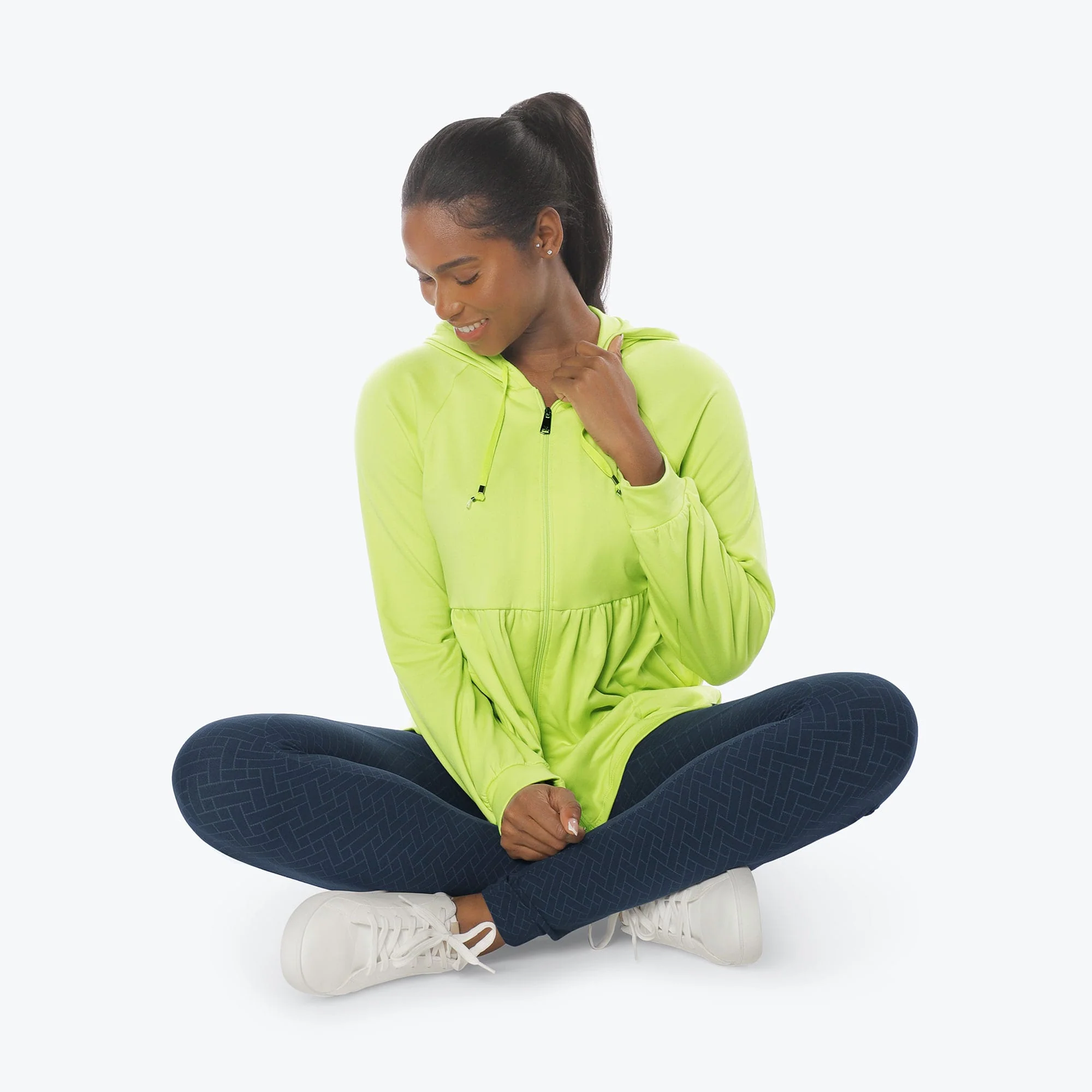 Shimmy Brushed Jersey Zip Up - Image 64