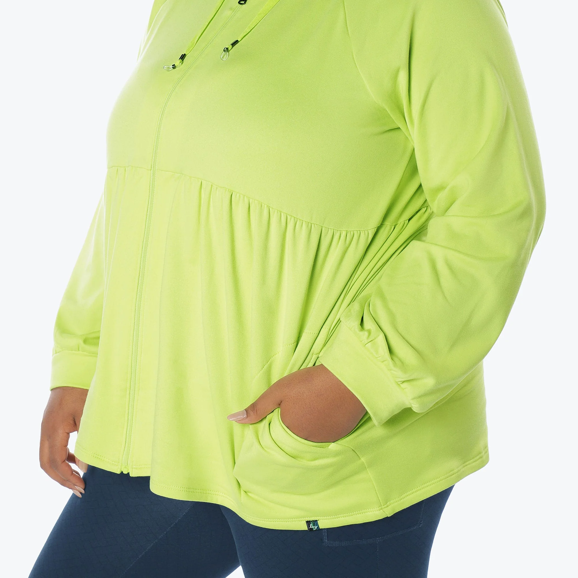 Shimmy Brushed Jersey Zip Up - Image 69