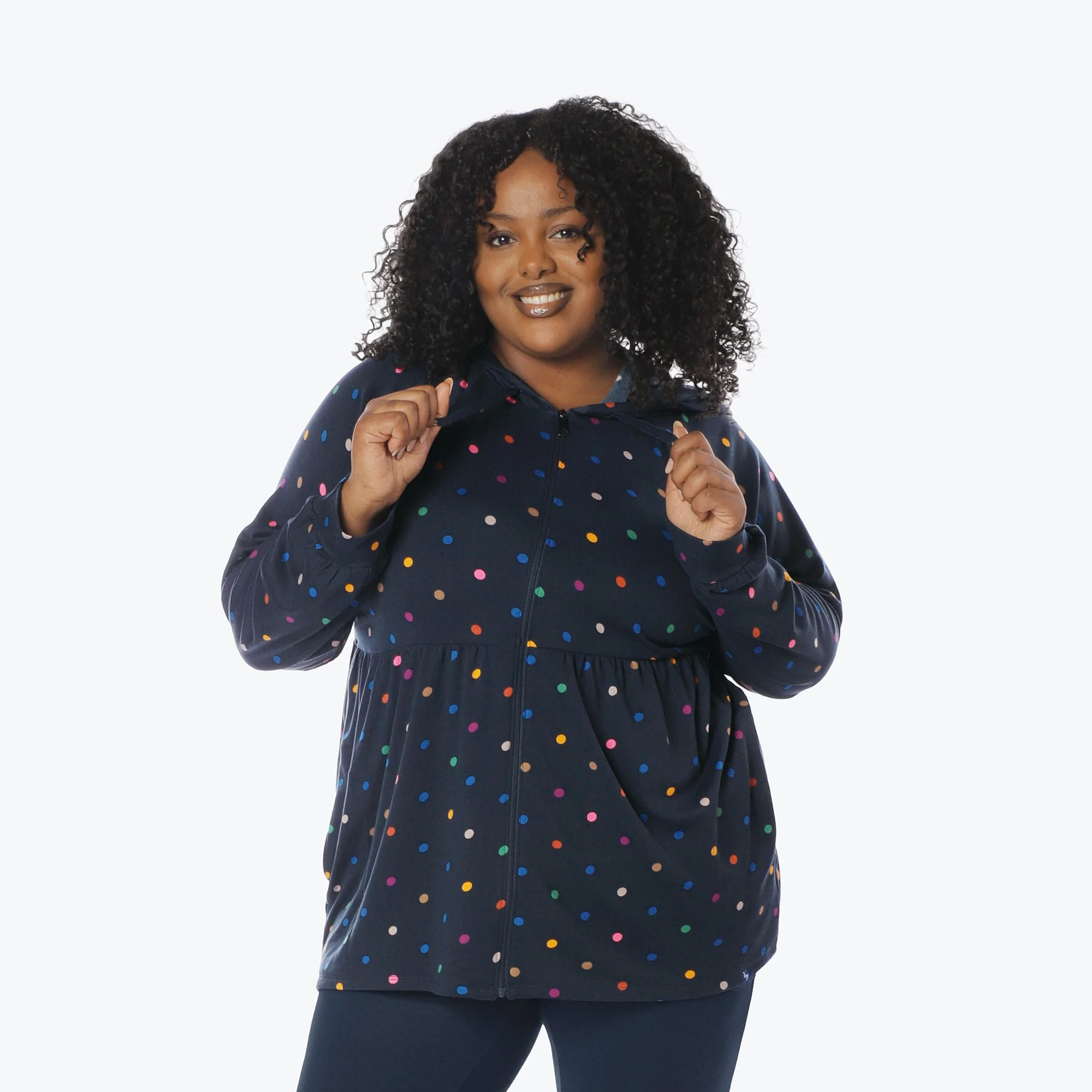 Shimmy Brushed Jersey Zip Up - Image 78