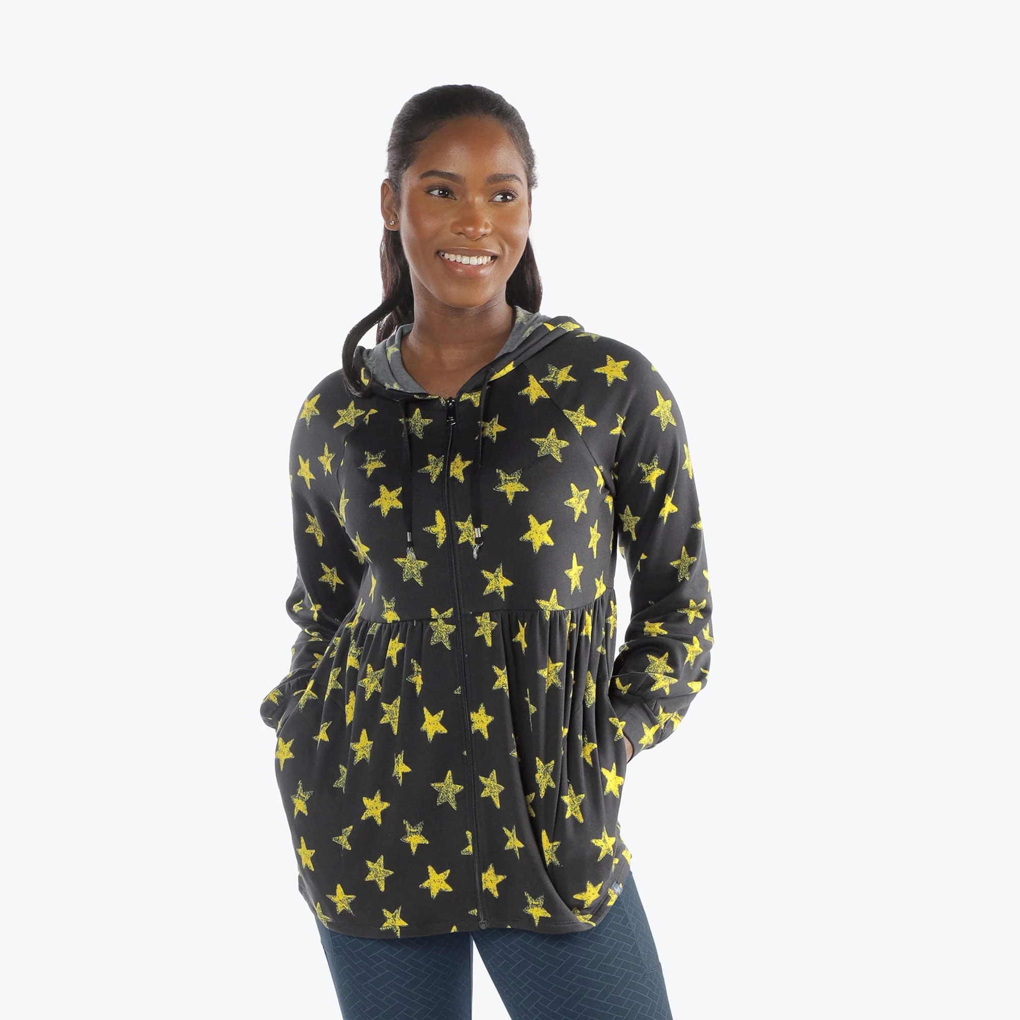 Shimmy Brushed Jersey Zip Up - Image 83