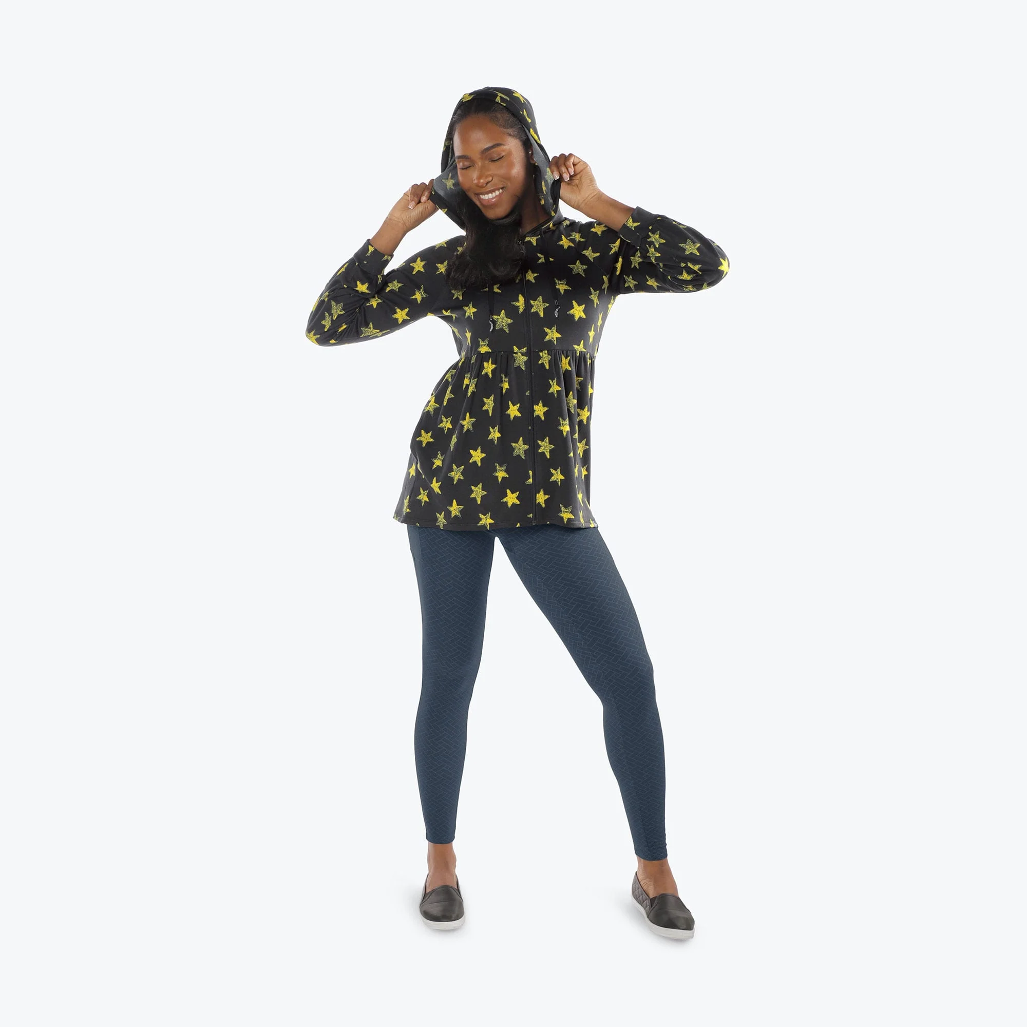 Shimmy Brushed Jersey Zip Up - Image 87