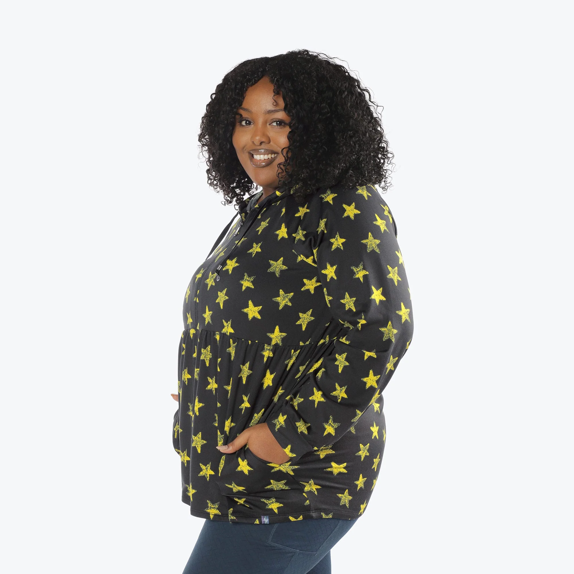 Shimmy Brushed Jersey Zip Up - Image 91