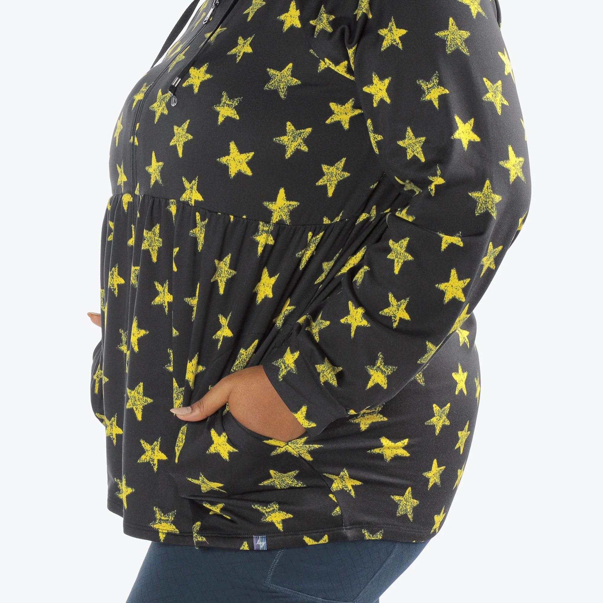 Shimmy Brushed Jersey Zip Up - Image 92