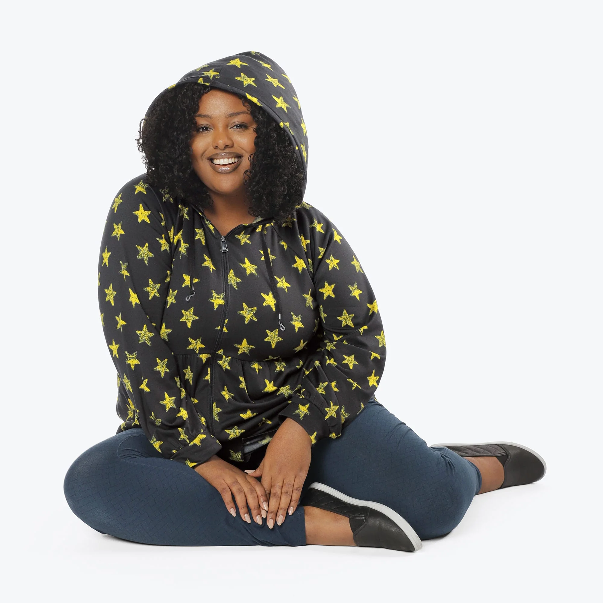 Shimmy Brushed Jersey Zip Up - Image 93