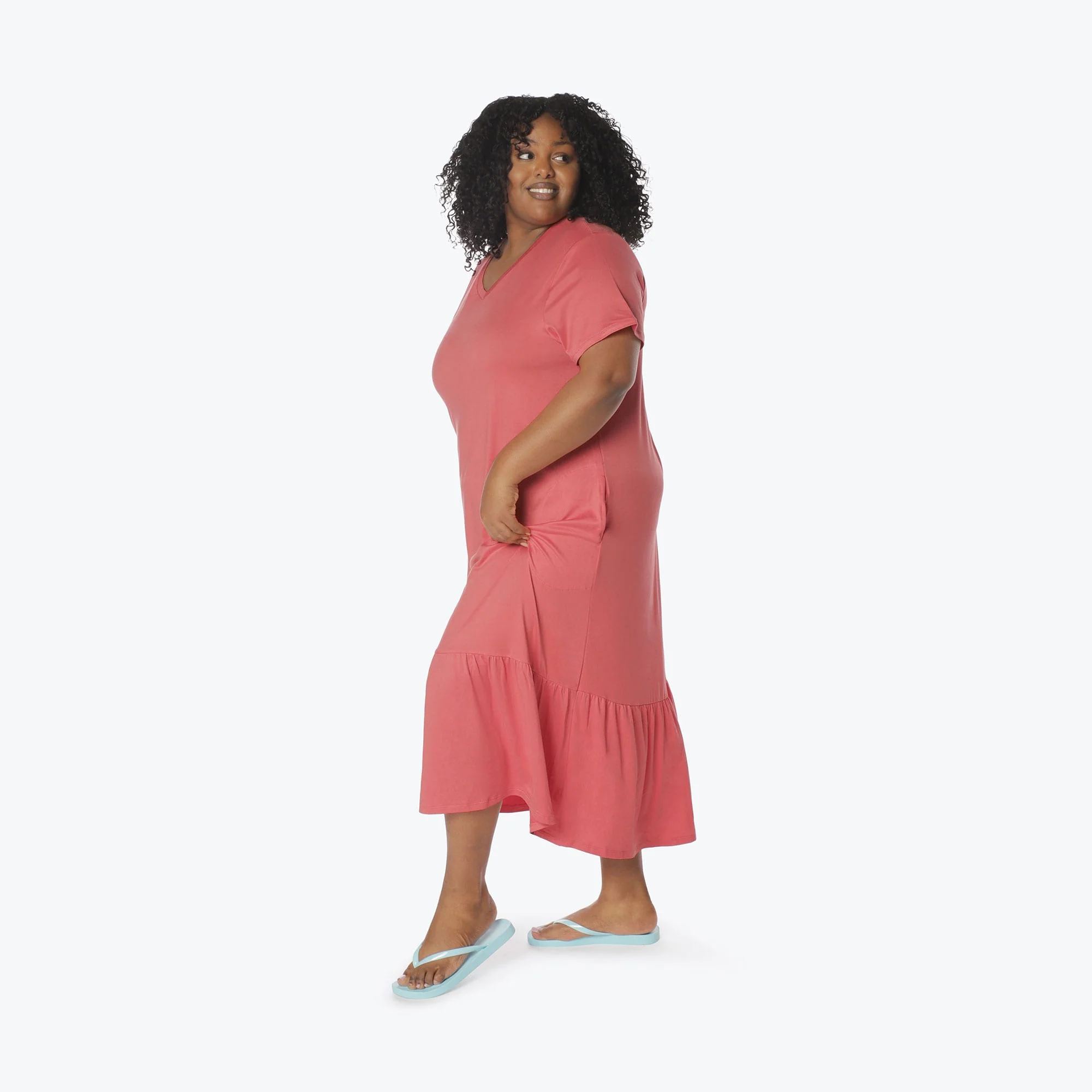 Swing High Low Maxi Dress - Image 103