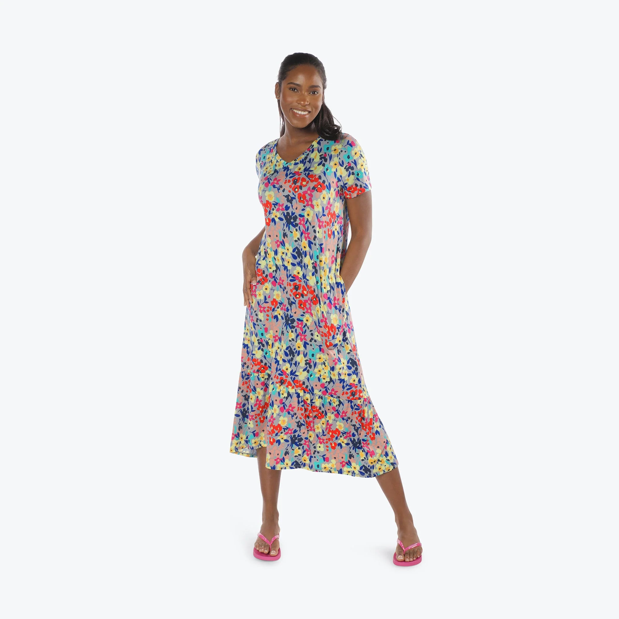 Swing High Low Maxi Dress - Image 107