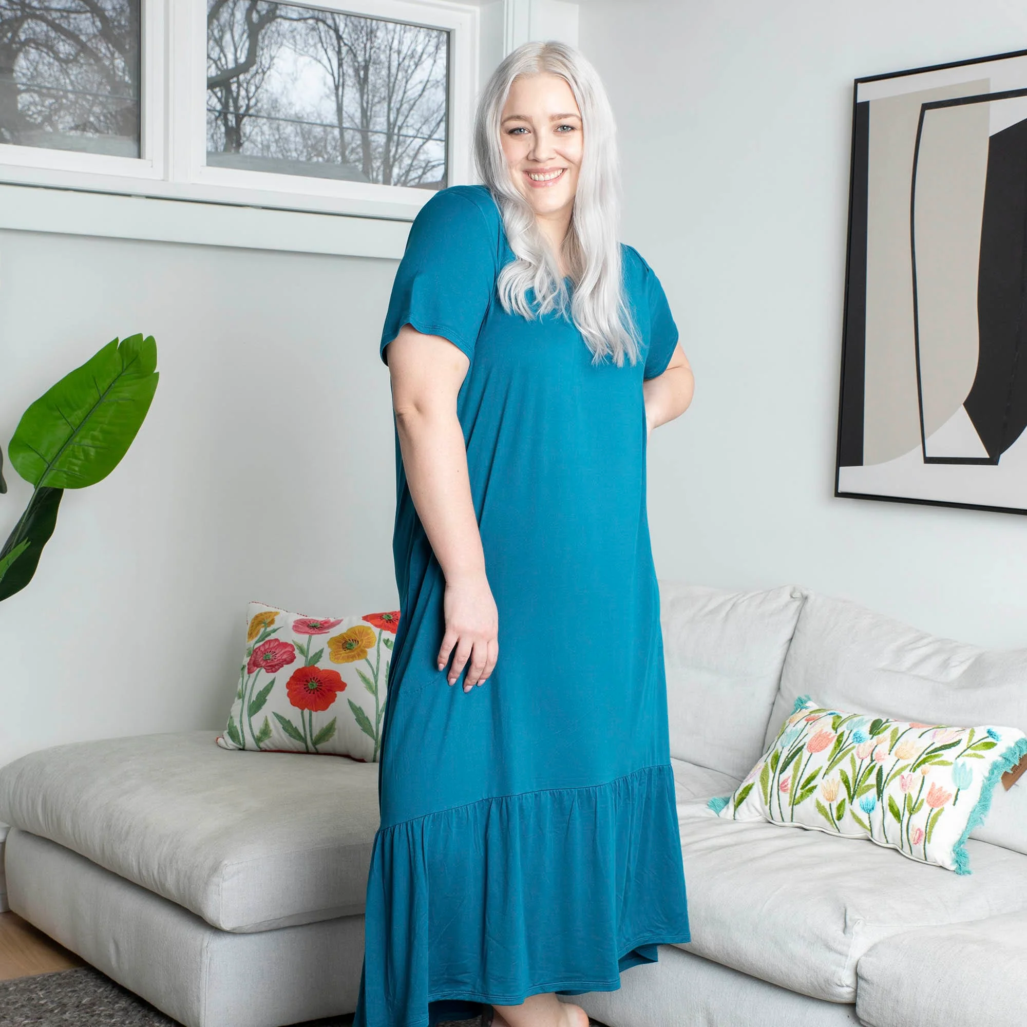 Swing High Low Maxi Dress - Image 5