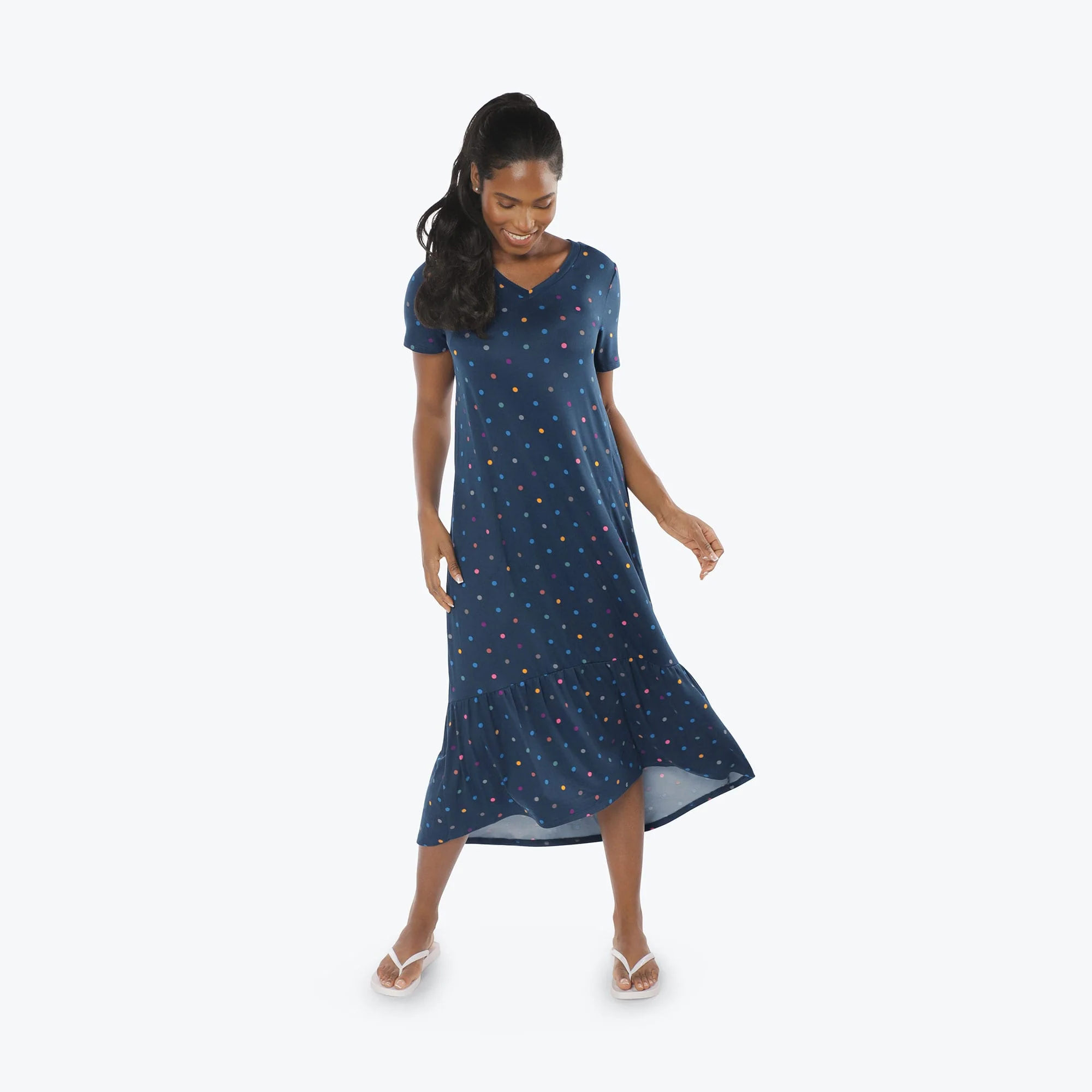 Swing High Low Maxi Dress - Image 71