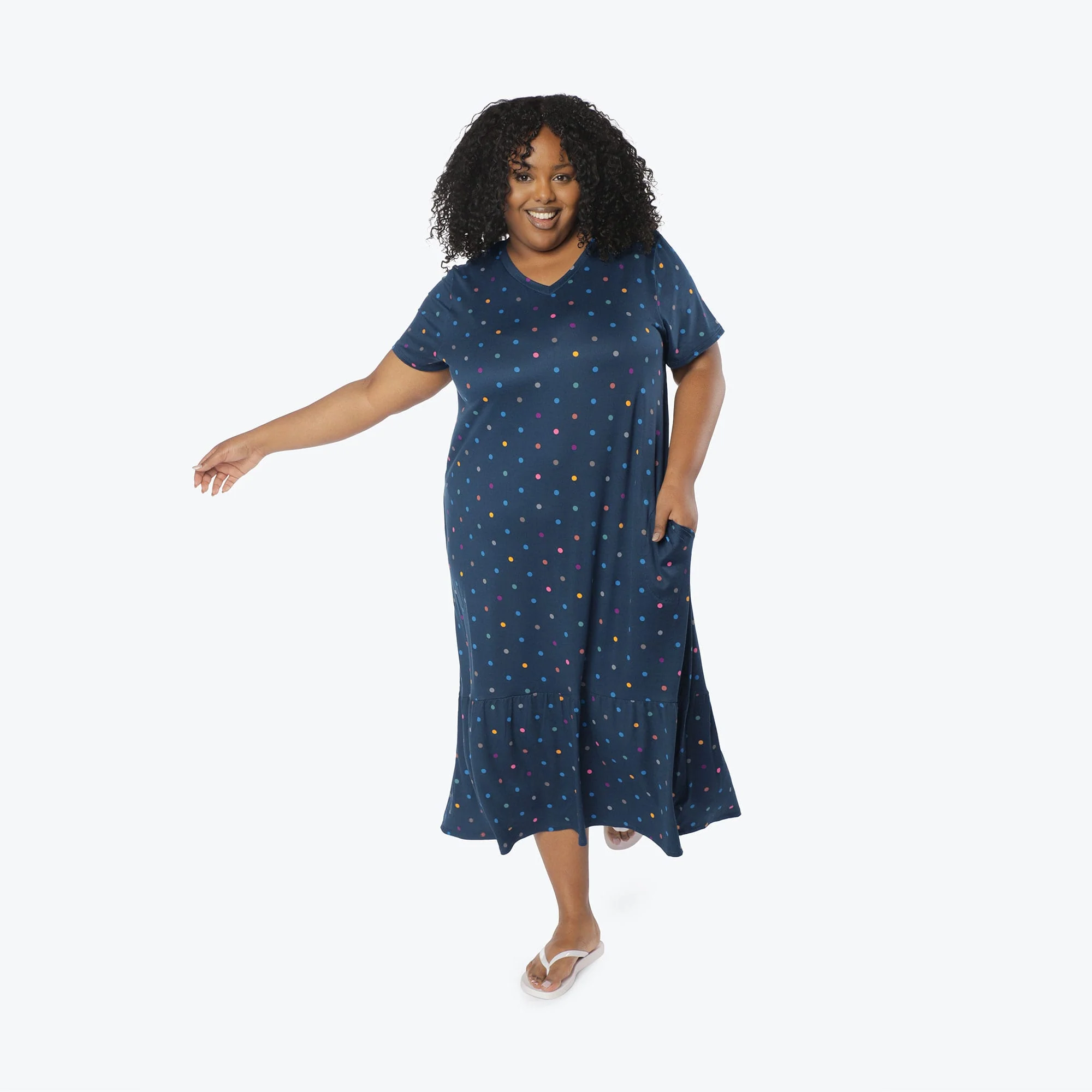 Swing High Low Maxi Dress - Image 77