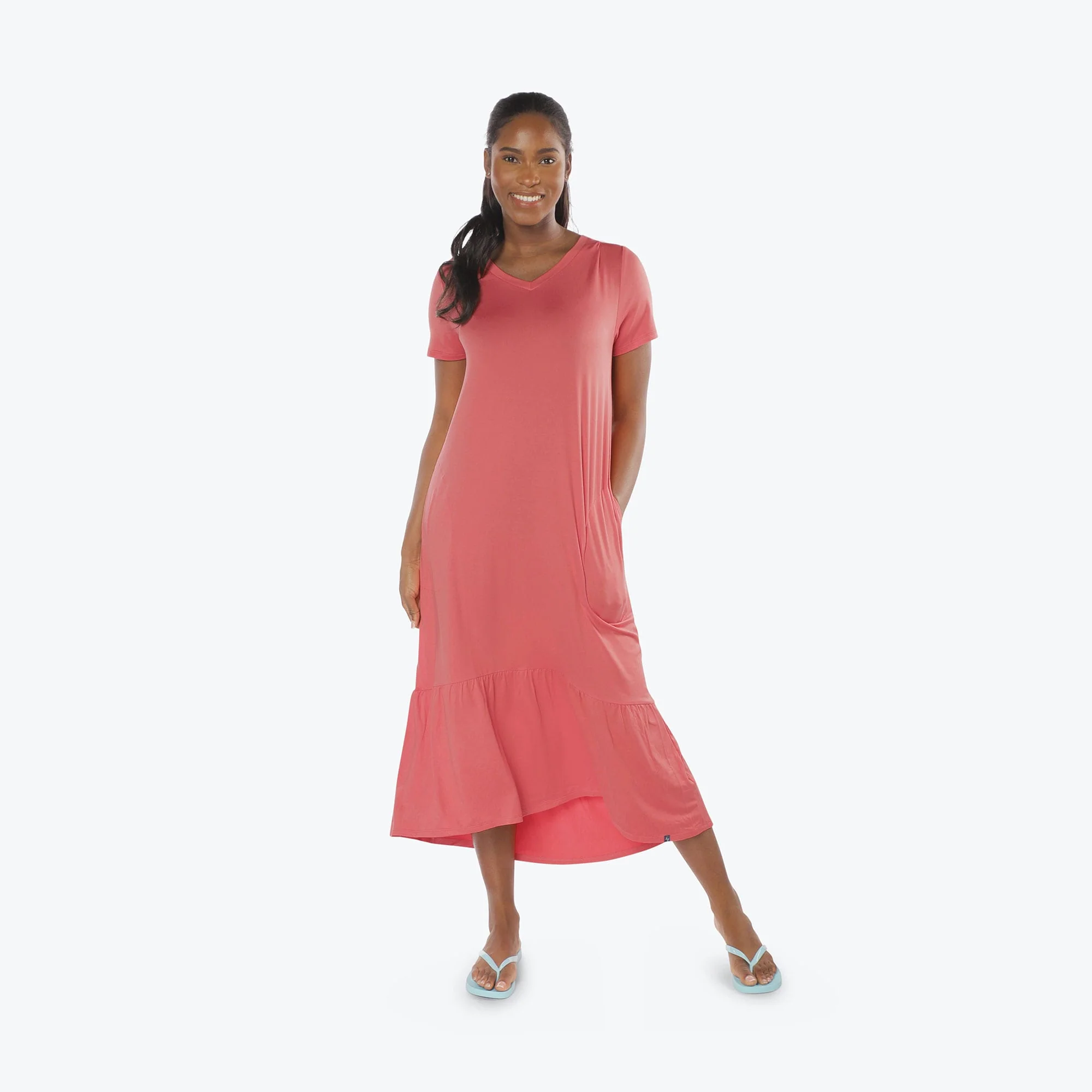 Swing High Low Maxi Dress - Image 95